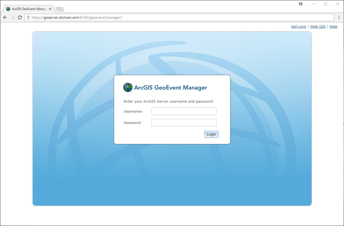 log in page. log in page.